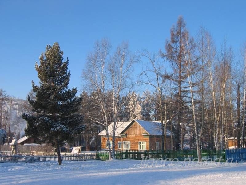 Эвенкийская деревня Усть-Нюкжа. Фото: Егоровой Марины