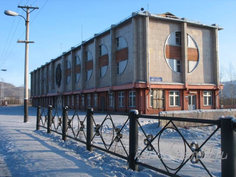 Вокзал поселка Юктали. Фото: Егоровой Марины