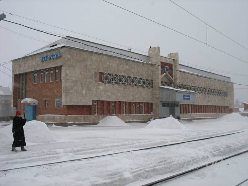 Вокзал поселка Улькан. Фото: Егоровой Марины
