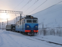 ВЛ65 с рабочим поездом