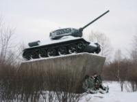 Танк Т-34 в Тайшете